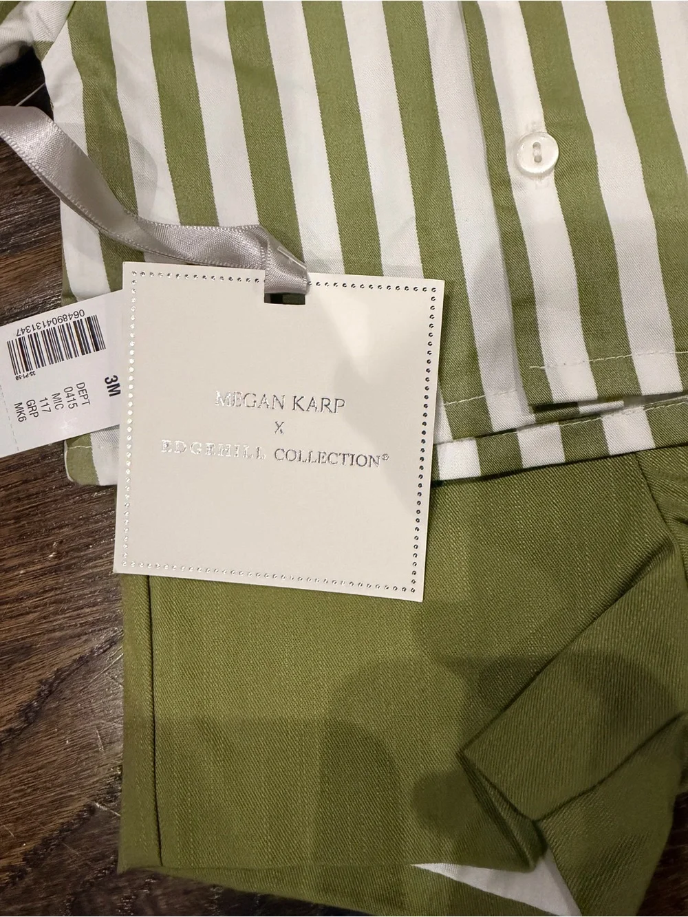 Edgehill Collection -Megan Karp Peter Pan style shirt and short set